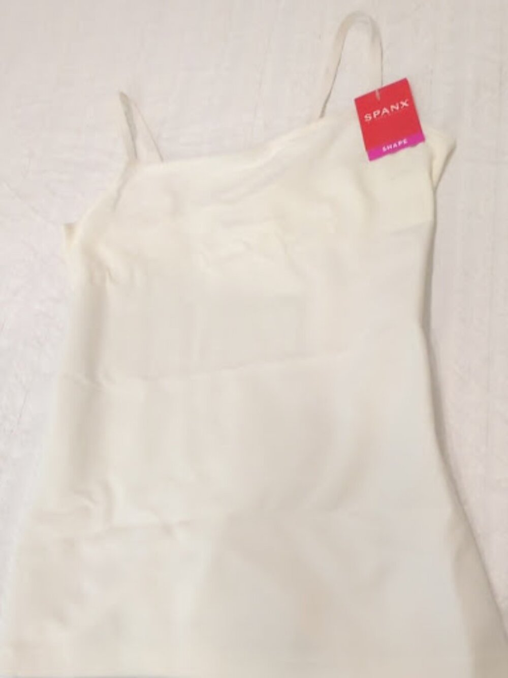 NWT Spanx In & Out Powder White Cami Shapewear Size M